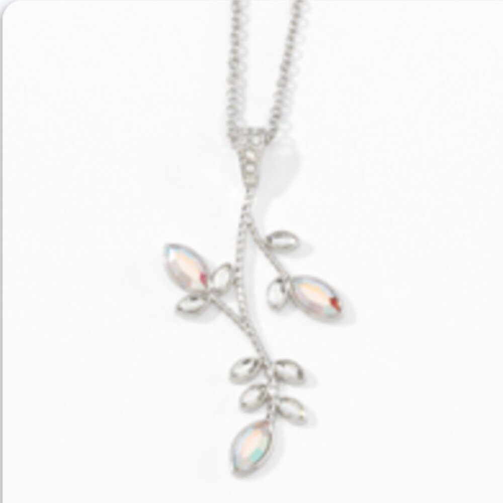 On the Vine Necklace, Touchstone Crystal by Swarovski